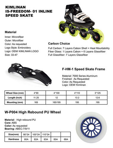 Kimlinan Is-Freedom Inline Speed Skate