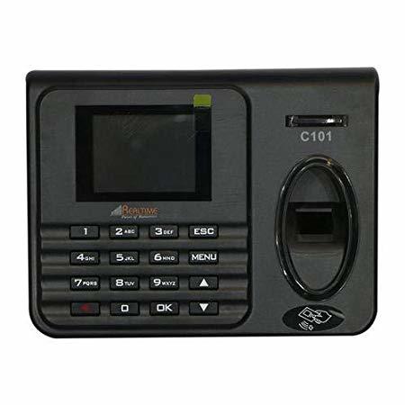 Biometric Attendance Machine - Plastic, 2.4 Inch Display | 1,000 Fingerprint Records, 100,000 Attendance Records, Built-in Reporting System, USB Interface