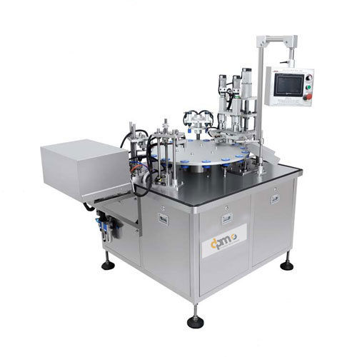 Pneumatic and Electric Controlled Automatic Rotary Perfume Filling Machine