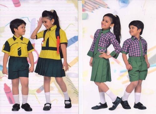 Cool Dry School Uniform For Kids (Shirts And Skirts)