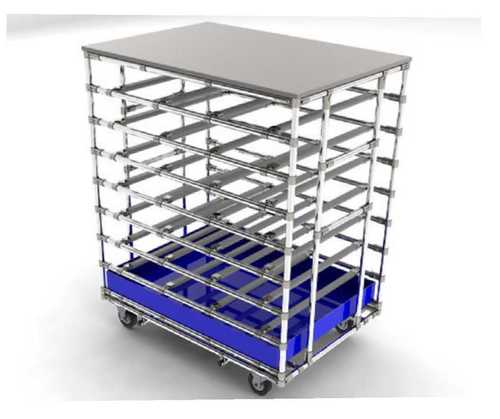 Aluminum/Alloy Stainless Steel Storage Trolley 