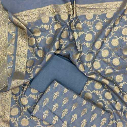 Banarsi Pure Chanderi Suit Fabric 