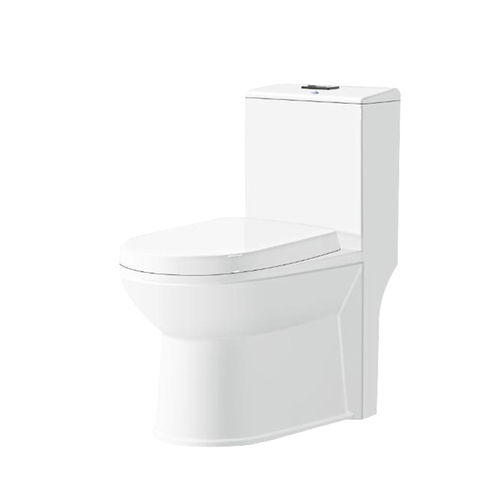 White Ceramic Siphonic One Piece Toilet (Zz-279)