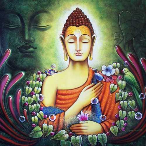 Lord Buddha Canvas Paintings