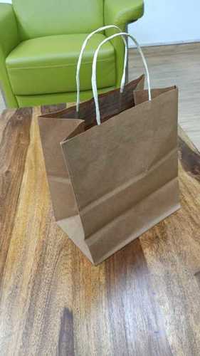 Plain Brown Paper Shopping Bags