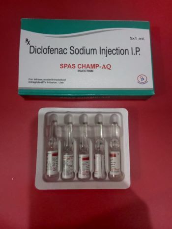 Spas Champ-Aq Injection Ingredients: Diclofenac