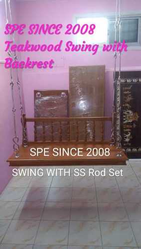 Light Brown Spe Swing With Backrest