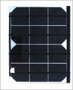 6W 6V Epoxy Encapsulated Solar Panel With Aluminum Plate Backsheet Dimension(L*W*H): 220*175*4Mm Millimeter (Mm)