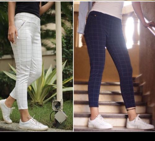 Banned Skinny Half Check Tartan Trousers Women Punk Emo Split Leg Checked  Pants Alternative Fashion, Grey, XS at Amazon Women's Clothing store