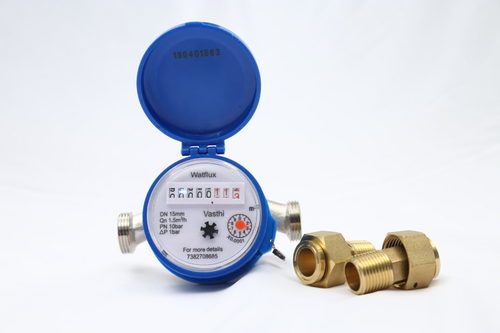 Blue Domestic Household Water Meter