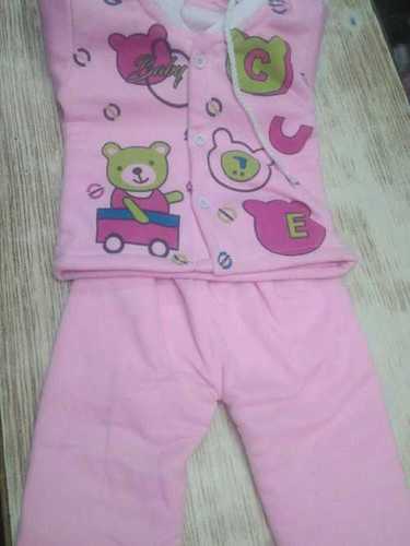 Pink Full Sleeves Kids Wear Set 