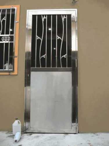 Silver Fully Polished Stainless Steel Doors