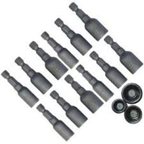 Magnetic Socket - 8mm x 65mm Size, Grey Color | Blister Pack of 5 Pieces in Bulk