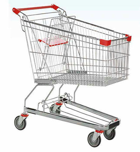 Metal Wire Shopping Trolley