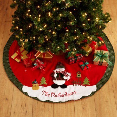 Multi Decorative Christmas Tree Skirt