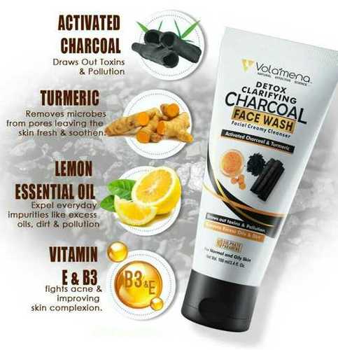 Detox Clarifying Charcoal Face Wash 