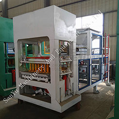 White Dm10 -15 Automatic Hydraulic Unburned Brick Block Making Machine