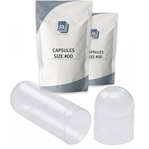 Easy To Clean Transparent Empty Capsules