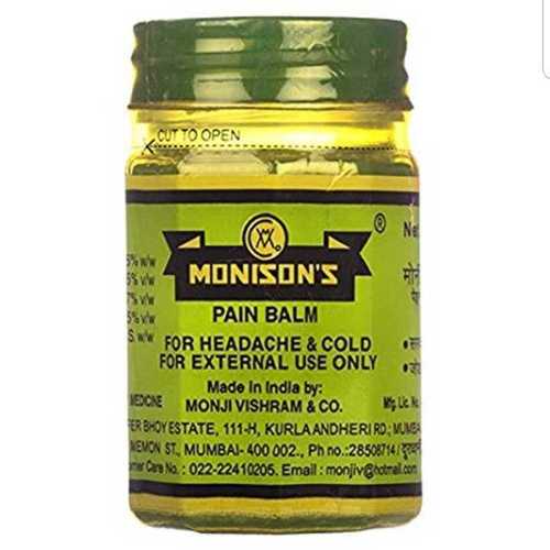 Monison'S Pain Balm For Headache & Cold Cream