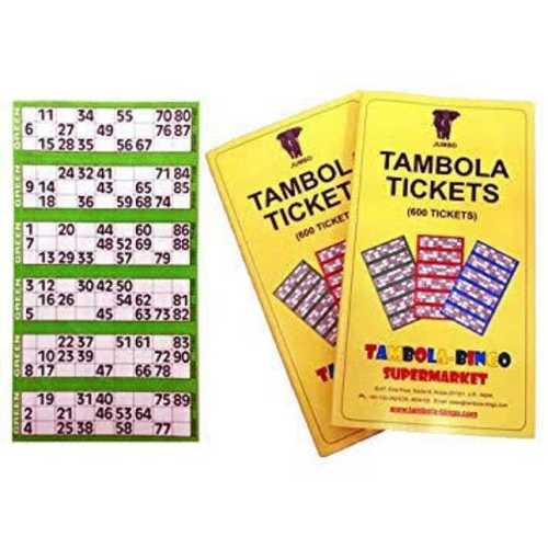 Tambola Tickets Board Game 