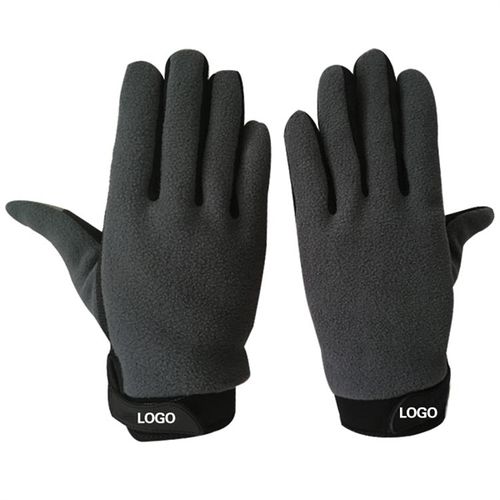 Red Touch Screen Anti-Slip Gloves