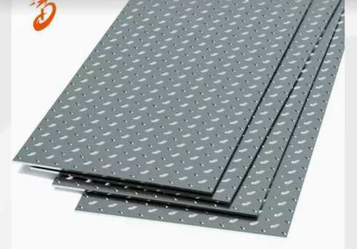 Metalic Stainless Steel Chequered Plate