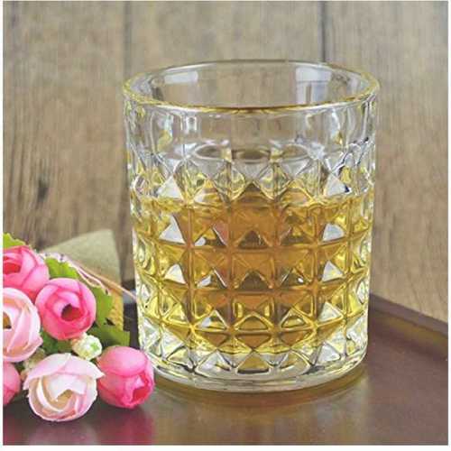 Crystal Diamond Cut Glasses (Set Of 6) Glass Size: 150Ml