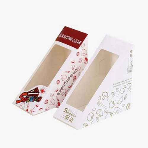 Disposable Sandwich Paper Box Size: Vary