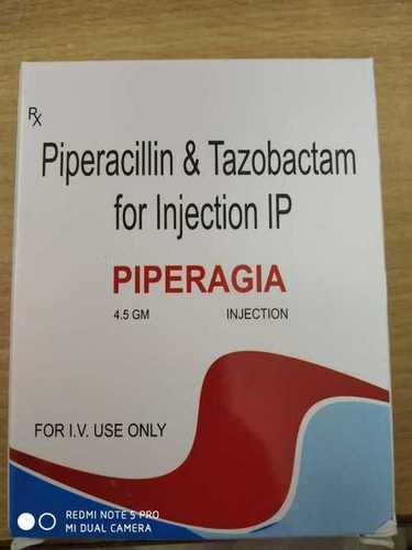 Liquid Piperaciline Tazobactum For Injection Ip (4.5Gm)