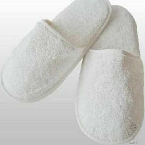 Terry White Slippers For Hotels  Size: Various Sizes Are Available