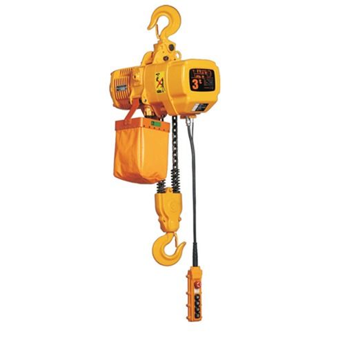 Electric Chain Hoist - Light Aluminium Alloy Shell, 24V/36V Safety Feature , High Efficiency with Magnetic Braking Device