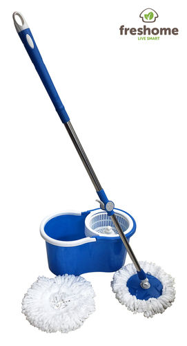 Freshome Double Bucket Spin Mop Eaze Application: Floor Cleaning