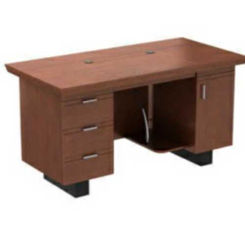 Brown Hard Wooden Office Table 