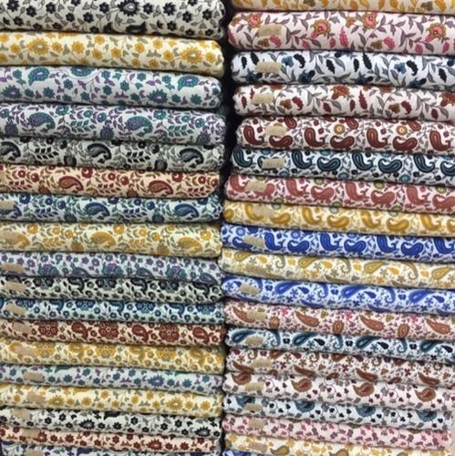Cotton Printed Dobby Shirting Fabric Width: 58 Inch (in) at Best Price in  Ahmedabad