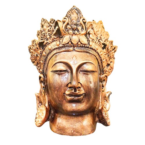 Coated Home Decor Antique Burmese Buddha Face