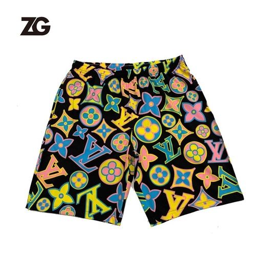 LV Style Fashion Beach Shorts