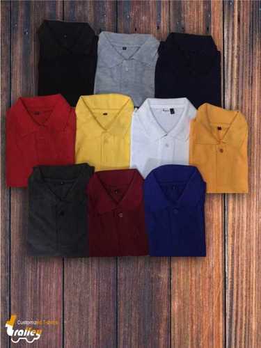 Polo Neck Mens T Shirt