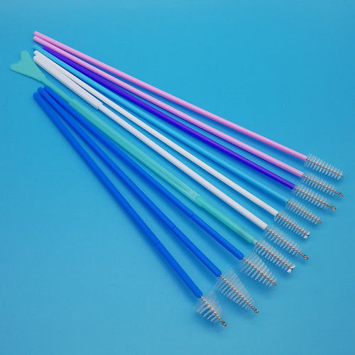 Cervical Sampling Brush Cytology Disposable Medical Brushes Dimension(L*W*H): 195 Millimeter (Mm)