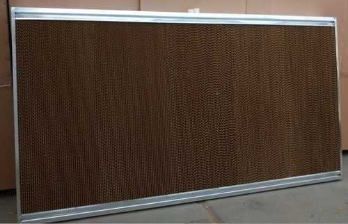 Brown Evaporative Cooling Pad With Frame