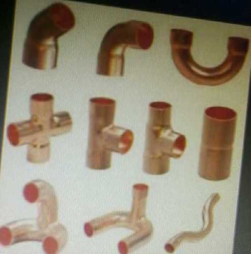 Yellow Industrial Copper Pipe Fitting 