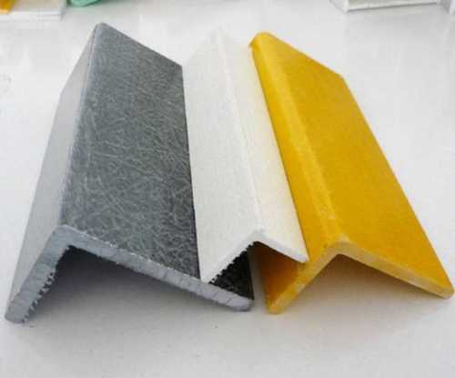 Yellow, White Color Frp Angle