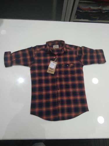 Check Pattern Kids Shirts