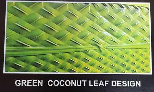 Green Coconut Leaf Design Metal Sheet