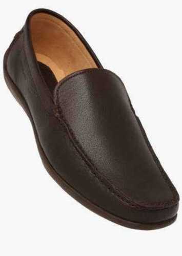 Brown Mens Pure Leather Shoes at Price 
