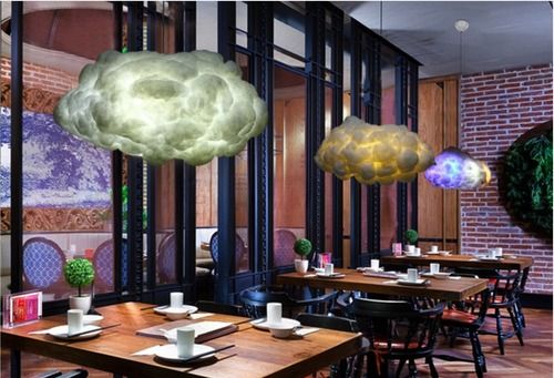 Multi Color Creative Cloud Lamp For Children Room , Hotel And Restaurnat