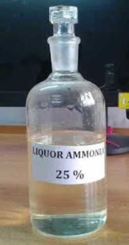 Liquor Ammonia - 25% Purity, Technical Grade Liquid for Industrial and Laboratory Use | Glass Bottle Packaging