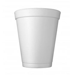 Insulated Styrofoam Cups - 220 ml , Plain White for Hot & Cold Beverages, Custom Print Option Available