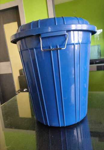 Blue Damage Free Plastic Dustbin