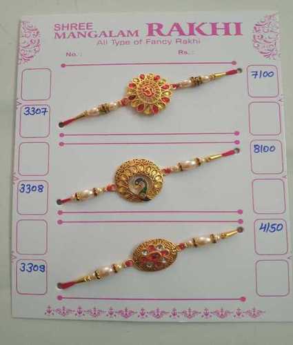 Metal Modern Handmade Fancy Rakhi