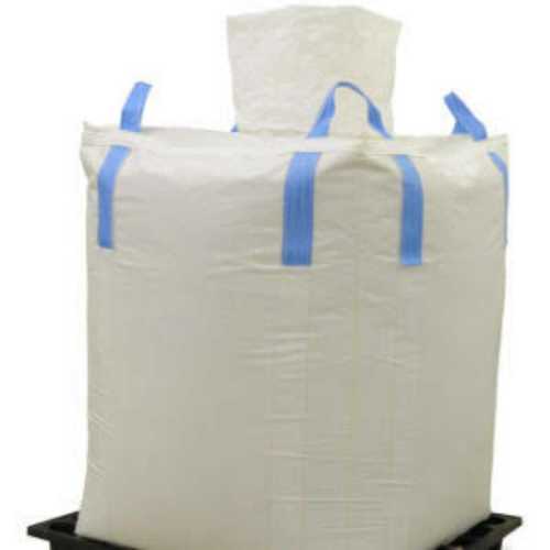 White Plain Jumbo Bag Size: Customized